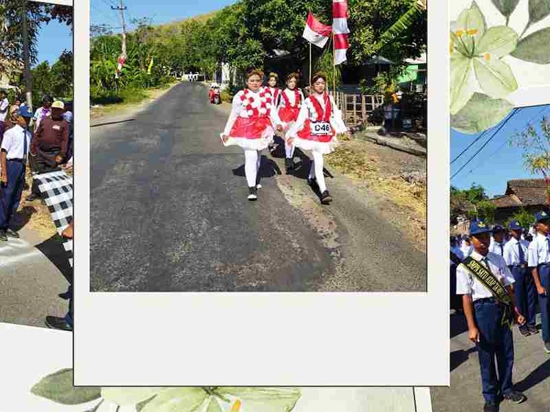 Lomba gerak jalan tingkat kecamatan, SMPN SATU ATAP TAMBAK UKIR